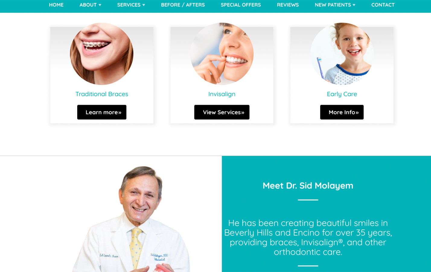 Websites for Orthodontists