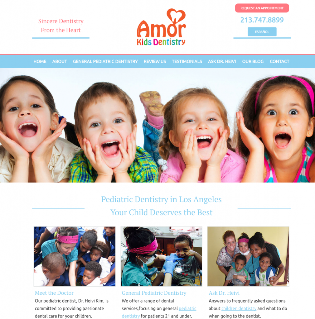 best dental website for pediatric dentists 