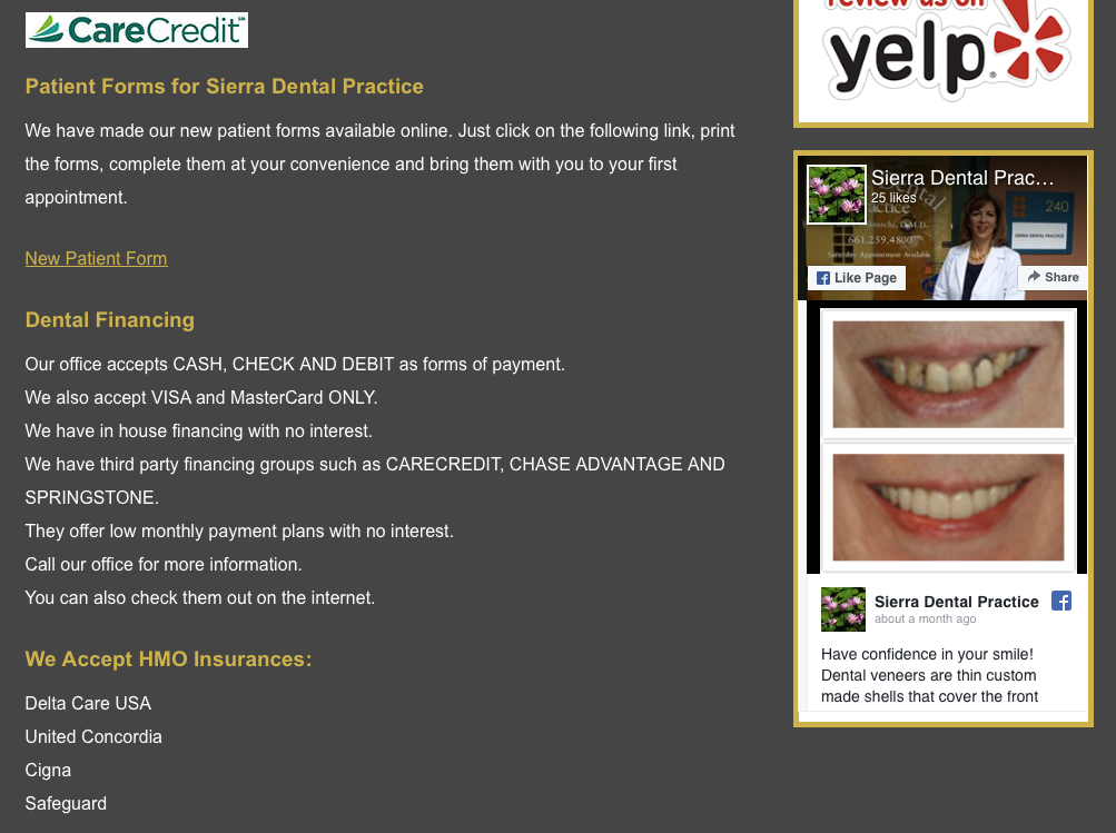 Dental Websites