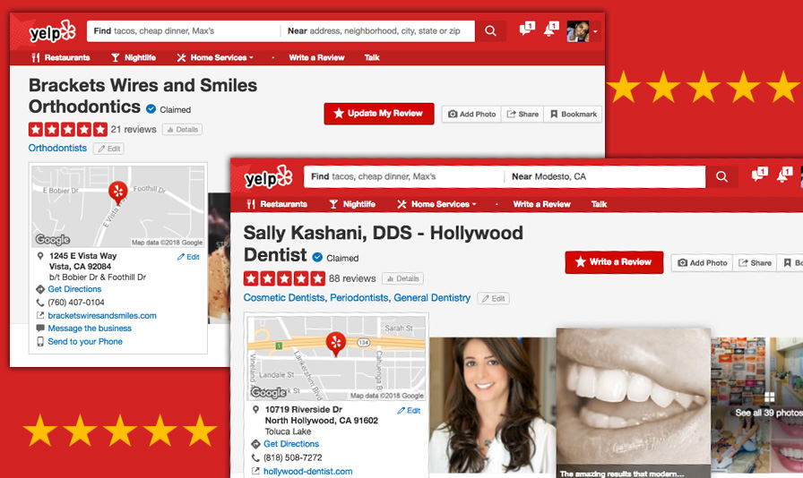 5 star reviews yelp doctors