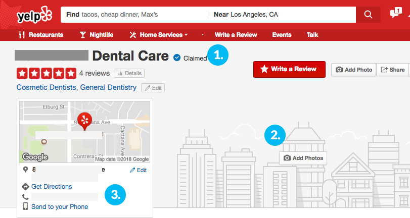 yelp dentists marketing